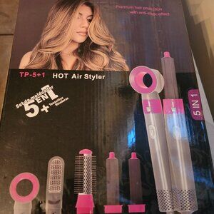 5 in 1 Hot Air Styler hair straightener, Dryer Comb Multifunctional Styling Tool